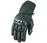 GearX Rally - Gants de Moto Thermiques et imperméables, Support en Cuir Analin Souple, Jointure en Carbone, XL