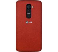 GearX Xgear Exo Film de Vinyle de Protection Skin pour LG G2 (T-Mobile et Sprint) (Rouge Cuir)