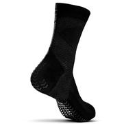 GEARXPRO SPORTS Soxpro Ankle Support FF, chaussette idéale pour les sports de Raquette (Tennis, Padel, Squash), Noir, S (EU 35-40)