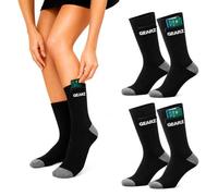GEARZ Pack 2 Paires Chaussettes à Poches Cachées Femme Taille 39-42