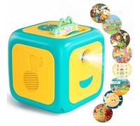 GEAUH Projecteur d'histoire pour enfants avec musique et veilleuse - Machine de rêve de livre d'histoires avec 5 histoires, berceuses apaisantes, jouet éducatif pour filles et garçons à partir de 3
