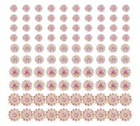 Geavonyg 100pcs Couture Décorative sur des De Fleur Sortie Coudre sur des pour Vêtements Chaussures Habillées Chapeau Et Un Projet Accessoires