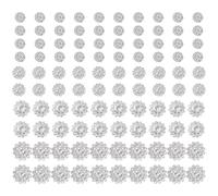 Geavonyg 100pcs Couture Décorative sur des De Fleur Sortie Coudre sur des pour Vêtements Chaussures Habillées Chapeau Et Un Projet Accessoires