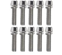 Geavonyg 10pcs M6x20mm Bicycles Tige De La Tige Boulons De Couverture Supérieure Vis Hautes Précisions