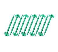 Geavonyg 10pcs Nails De Tente Robuste À Enjeux Camping Pertes en Plastique Chevilles Camp en Plein Air pour Réparer