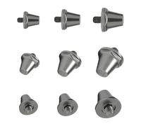Geavonyg 12 Pièces Crampons De Botte Football Pointes Botte Goujons en Aluminium Goujons Taquet À Vis Goujon Remplacement Goujon en Aluminium