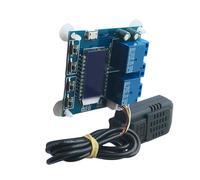 Geavonyg -20 À 60 ℃ 10A Module De Contrôle La Température Et L'humidité Carte Module Contrôle La Température Précision Thermostat Numérique Double Sortie Facile Lire
