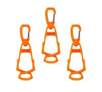 Geavonyg 3 Pack Pack Multifonctional Glove Retaiders Clip en Plastique Small Worksites Gear Management Solution pour Les Sacs À Outils Et Les Supports De Gants De Masque Clip