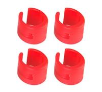 Geavonyg 4 Pièces Anneaux De Protection pour Vélos Équipement Vélo Gardes Chaîne Protecteur Cadre Protecteur Base Vélo Manchon Protection Séjour Chaîne Vélos
