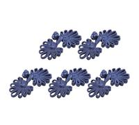 Geavonyg 5 Paires Fermer Les Bouts Traditionnels Chinois Cheongsam Se Coudre Les Fixations De Fermeture des Boutons Fermeture des Coups Couture Nœuds
