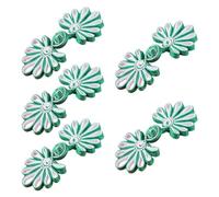 Geavonyg 5 Paires Fermer Les Bouts Traditionnels Chinois Cheongsam Se Coudre Les Fixations De Fermeture des Boutons Fermeture des Coups Couture Nœuds
