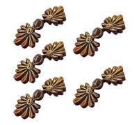 Geavonyg 5 Paires Fermer Les Bouts Traditionnels Chinois Cheongsam Se Coudre Les Fixations De Fermeture des Boutons Fermeture des Coups Couture Nœuds