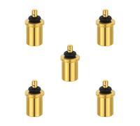 Geavonyg 5pcs Adaptateur De Cartouche À Gaz Camping Adaptateur Recharge en Laiton Portable Randonnée Extérieure Butanes Tool Inflation Cartouche