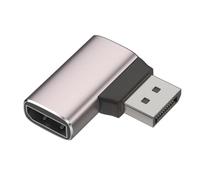 Geavonyg 8K 1.4 Convertisseur Adaptateur Mâle À Femelle 8K / 60Hz pour Le Convertisseur À Angle Droit D'ordinateur Portable PC