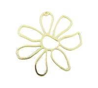 Geavonyg 9 Couleur 53x56mm Petit Charme De Fleur Irrégulier Pendentif pour Les Femmes Colliers De Bijoux Colorés Faire des Résultats du Pendentif pour Femmes