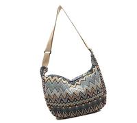 Geavonyg À Bandoulière De Capacité Pour Femmes Sacs À En Toile De Bohème Avec Sangle Réglable Pour Le Bureau Et Les Voyages Confortable