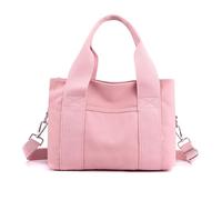 Geavonyg À Main En Toile Fonctionnel Bandoulière Spacieux Avec Fermeture Glissière Pour Femmes En Toile De Japonais