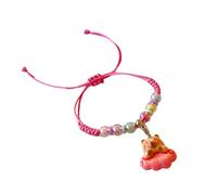 Geavonyg À Résine Distinctive Capybaras La Main La Main Bijoux De Poignet De Mode pour Ses Propres Styles Et Cadeaux