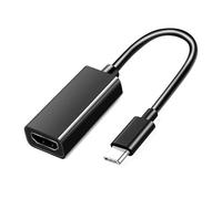 Geavonyg Adaptateur De Sortie Compatible HDTV pour Les Périphériques USB C 4KX2K Résolution De Construction en Aluminium Streaming Media Type C Le Convertisseur Compatible HDTV