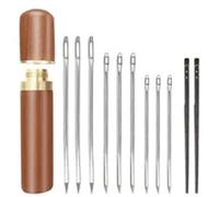 Geavonyg Aiguille De Couture des Yeux Ensemble pour Les Outils en Cuir pour Réparer Et Fabriquer Une Polyvalente De Tapis Bricolage