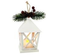 Geavonyg Arbres De Noël Suspendus Rougeur Ornement Blanc Ornement Creux La Maison pour Les Festives Décoration La Maison