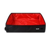 Geavonyg Bac À Litière Pliable pour Chats Bac Portatif De Voyage en Voiture avec Anti-Fuite De Taille Moyenne Et Chaton Voiture Pliable Et Portable