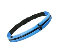 Geavonyg Banane De Voyage Et Randonnée Conception Fine Deux Compartiments Résistant À L'eau Course À Pied Fonction Sécurité Réfléchissante Ceinture Course Étanche Avec Doubles Poches