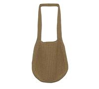 Geavonyg Beau À Main Capacité Fourre-tout Couleur Unie Épaule Tricotée Polyvalent Pour Le Tir De Rue