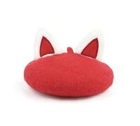 Geavonyg Béret pour Animaux De Compagnie Chapeau Chiens Et Chats Britannique avec Corde Menton Extensible Pratique Camping Printemps Voyage Chapeau Et Chats