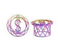 Geavonyg Bouchons D'extrémité De Guidon Vélo Montagne Capuchons D'extrémité Tige Poignée en Alliage Couvercle Poignée Vélo Solide Accessoires Cyclisme Pièce Cyclisme Anodisée