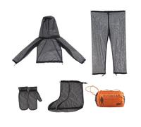 Geavonyg Bouclier Anti-Mouches Extérieur Maille Couvre-Pieds Confortable Respirant Moustiques Vêtements Costumes Antimoustique Filet Costume Outdoor Mosquitoes Mesh Clothes Suits
