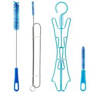 Geavonyg Brosse À Tube D'hydratation 4 en 1 Kit De Nettoyage De À Eau Flexible Longue Et pour Les Morsures Vannes Brosse Longue Et Flexible pour Tuyau