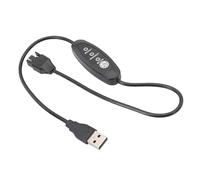 Geavonyg Câble Adaptateur D'ordinateur pour Fil De Ventilateur USB 5V À 12V avec Réglage Trois Vitesses pour Un Contrôle Optimal des Flux d'air Fil Vitesse Réglable