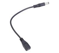 Geavonyg Câble Adaptateur USB 5pin USB Femelle Mâle À 5 5x2 Mm .5x2.1 Mm Ligne De Convertisseur 22AWG pour Les Appareils DC5V