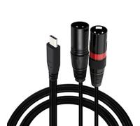 Geavonyg Câble De Musique Mâle USB C 3 Broches Parfait pour Connecter des Smartphones Amplificateurs Et Systèmes Câble Sortie pour Smartphone 100 Cm/39 37 Pouces