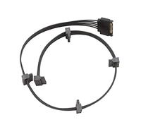 Geavonyg Câble D'extension De L'adaptateur Masculin De 15 Pouces 15 Broches/Femelle À 3/4/5 15p Séparateur