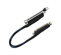 Geavonyg Câble D'extension GPU PCIe 5.0 À Vitesse Rapide 64 S Cordon De Câblage Tressé À 270 ° Bande Passante Bidirectionnelle Sortie Gauche Câble D'extension Graphique