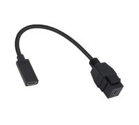 Geavonyg Câble D'extension USB C Keystone Type Femelle À 10Gbps pour Un Facile sur Murale Et Une Connexion Sécurisée 20CM À Taper