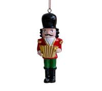 Geavonyg Casse-Noisette Décorations De Noël Vacances Festives Roi Ornement Décoration d'arbre Ornement À Suspendre Soldats Ornements Décoratifs Saisonnière Objets Collection Fêtes