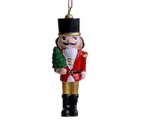 Geavonyg Casse-Noisette Décorations De Noël Vacances Festives Roi Ornement Décoration d'arbre Ornement À Suspendre Soldats Ornements Décoratifs Saisonnière Objets Collection Fêtes