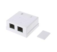 Geavonyg CAT5E RJ45 Connecteur De Coupleur Clé Clé Ethernet FEM À FEM Cat5e Double 8p8c Extender Cable en Ligne Modulaire Modulaire