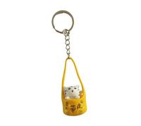 Geavonyg Chaînes De Clés Voiture Belle Caricatures Caricature Compagnie Compagnie Caricot Animé Catons Creux Cartouche Charme À Main Joli Chaton Porte-clés Ornement Dessin Animé Chats
