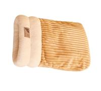 Geavonyg Chaton Lit d'hiver Polaire Sommeil Poche Nid Épais Doux Confortable pour Petits Lapins De Compagnie Hiver Intérieur Chats Couverture Chaude Couvertures Chaudes pour Lit