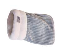 Geavonyg Chaton Lit d'hiver Polaire Sommeil Poche Nid Épais Doux Confortable pour Petits Lapins De Compagnie Hiver Intérieur Chats Couverture Chaude Couvertures Chaudes pour Lit