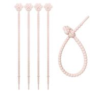 Geavonyg Ciles De Câble en Silicone Élastique 5 PCS Accessoire en Caoutchouc Multifonctionnel pour L'organisation Câbles Et Plus D'utilisation Quotidienne Polyvalent