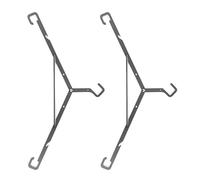 Geavonyg Cintres Compacts pour Vêtements De Voyage 2 Pièces Portables À Haute Résistance pour Les Voyages d'affaires Et Le Camping À La Mode