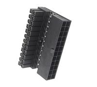 Geavonyg Connecteur Adaptateur d'alimentation ATX24Pin À 90 Degrés pour des Flux 'air Améliorés Et Une Solution De Câblage Bureau Soignée Accessoire Construction PC Extension 'Alimentation