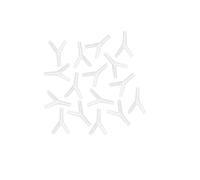 Geavonyg Connecteurs De Tubes D'aquarium Fonctionnels Multiples 100pcs Aquarium Proof pour Assurer La Santé La Santé des Performances Qualité Oxygène Swivels Y Splitter Mâle