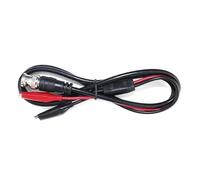Geavonyg Connecteurs Masculins BNC pour Double Les Alligathes Test De Test Clip pour Les Fils Sonde D'oscilloscope À Usage Électrique Et en Laboratoire