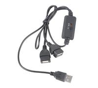 Geavonyg Corche D'extension USB Réglable À 3 Vitesses pour 5V De Ventilateurs Refroidissement des Pompes À Eau avec des Tensions Conception Circuit Stabilisé Ventilateur Bureau